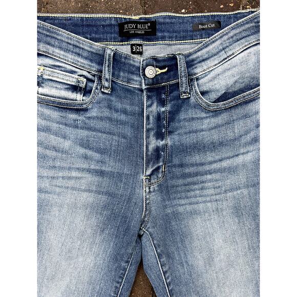Judy Blue high rise bootcut jeans size 26x33" - Picture 3 of 4
